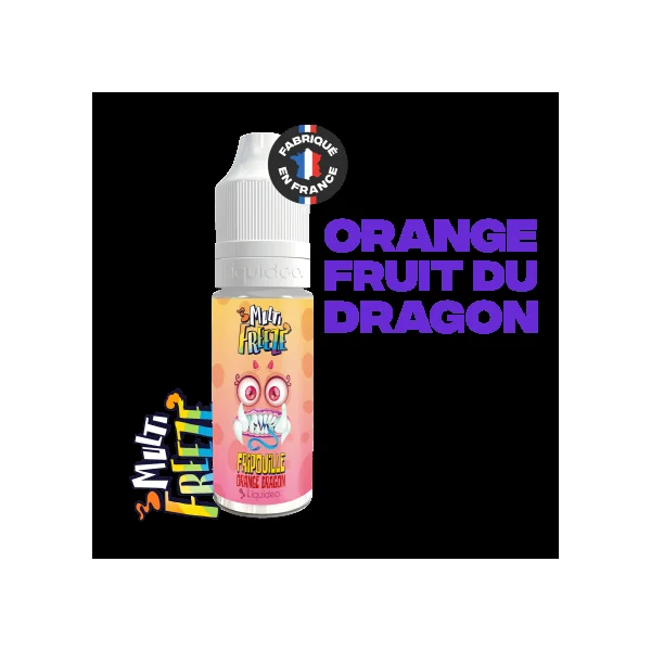 E-liquide Multi Freeze Fripouille 10ml - Orange Fruit Du dragon - PG/VG 50/50