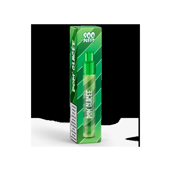 Wpuff Pod 2.0 Pomme Glacée - 800 puffs (1 Batterie + 1 Pod)